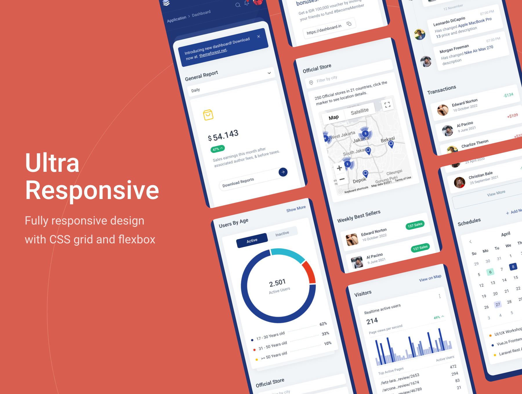 Arcone - HTML + Laravel 8 Bootstrap 5 Admin Dashboard Template - 6